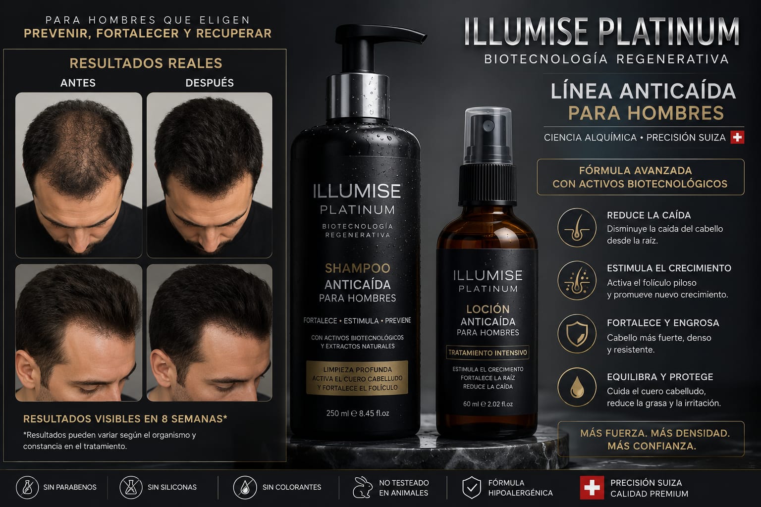 DÚO BIOTECNOLÓGICO ANTICAÍDA — FOR MEN